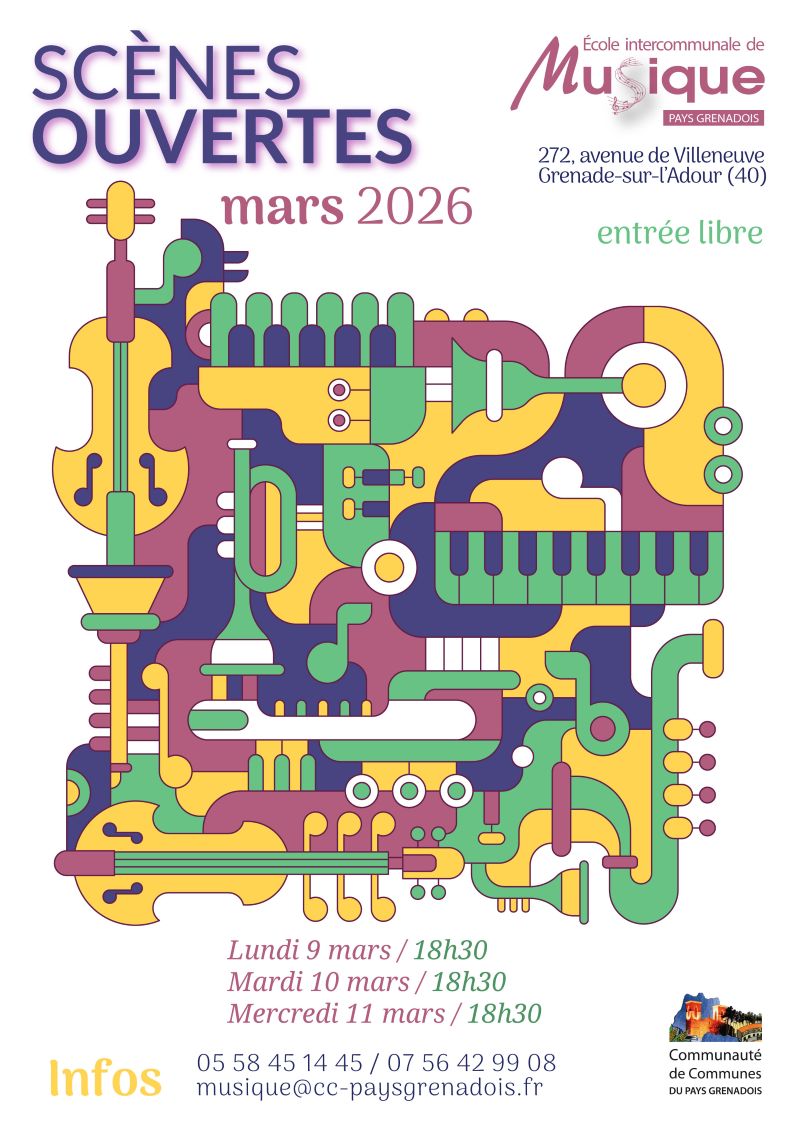 Scènes ouvertes école de musique